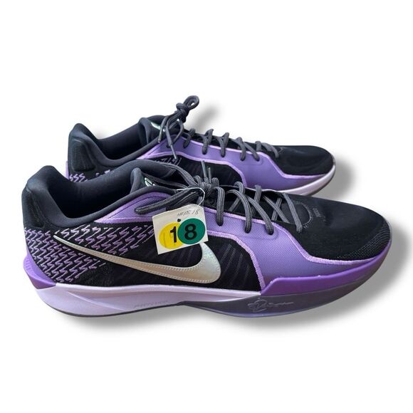 NEW Nike Sabrina 2 Court Vision Purple Basketball Shoes Women’s Sz 19.5 Men’s 18 - Picture 10 of 11